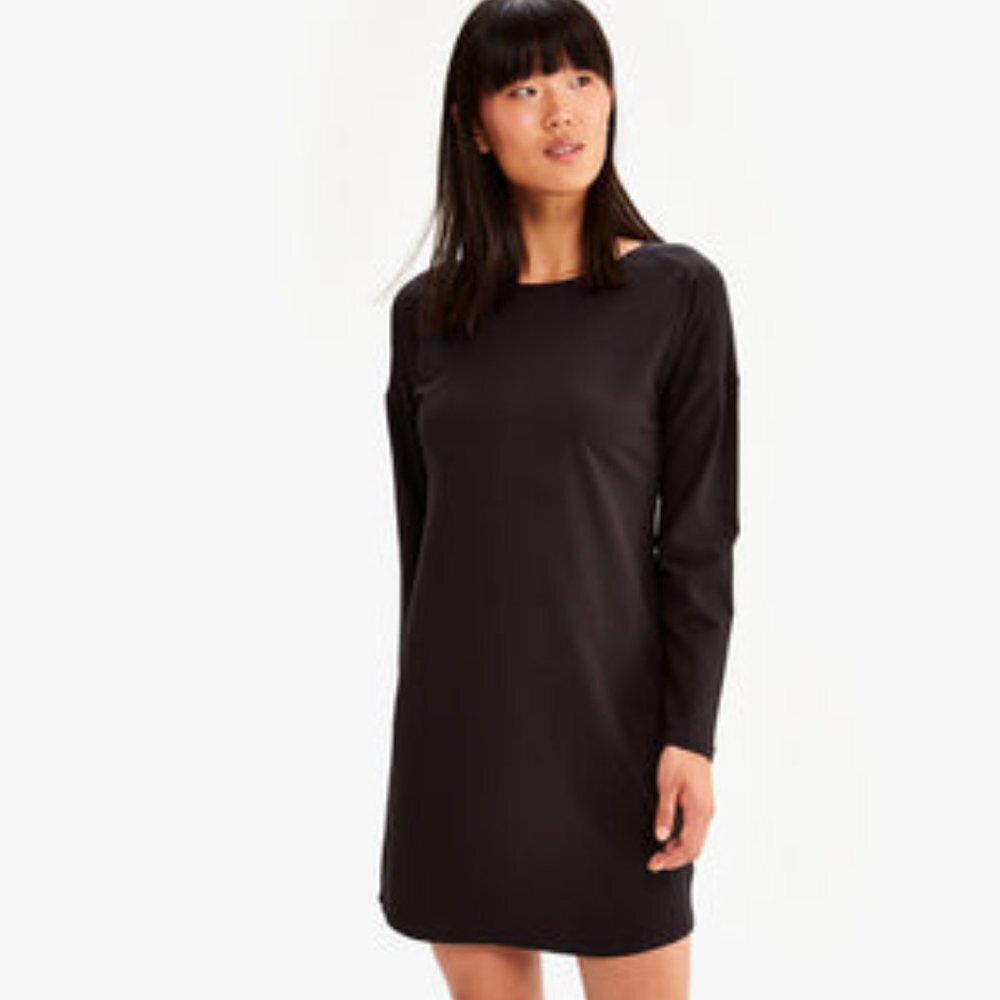 LOLE Luisa Long Sleeve Black Mini Dress Size S
